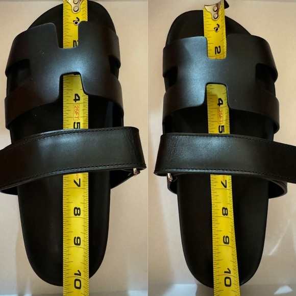 NWT - Authentic- Never Worn- Hermes Chypre Women sandal, noir; Size: … - Picture 14 of 14